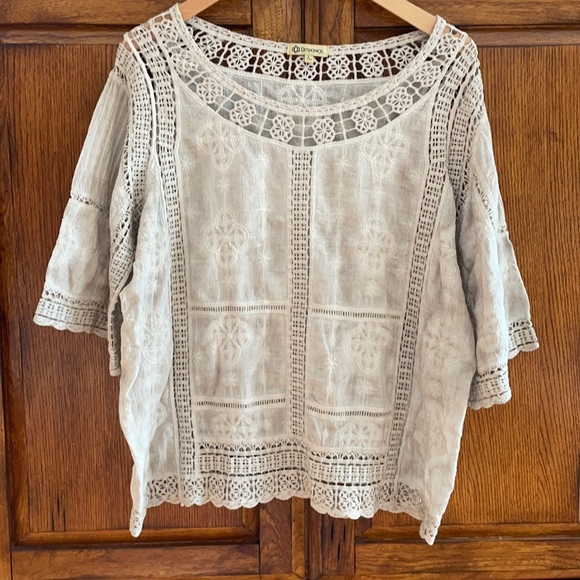 Democracy crochet top Clearance